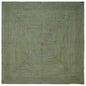 Alfombras de área Cuadrado Verde oliva 200 x 200 cm yute