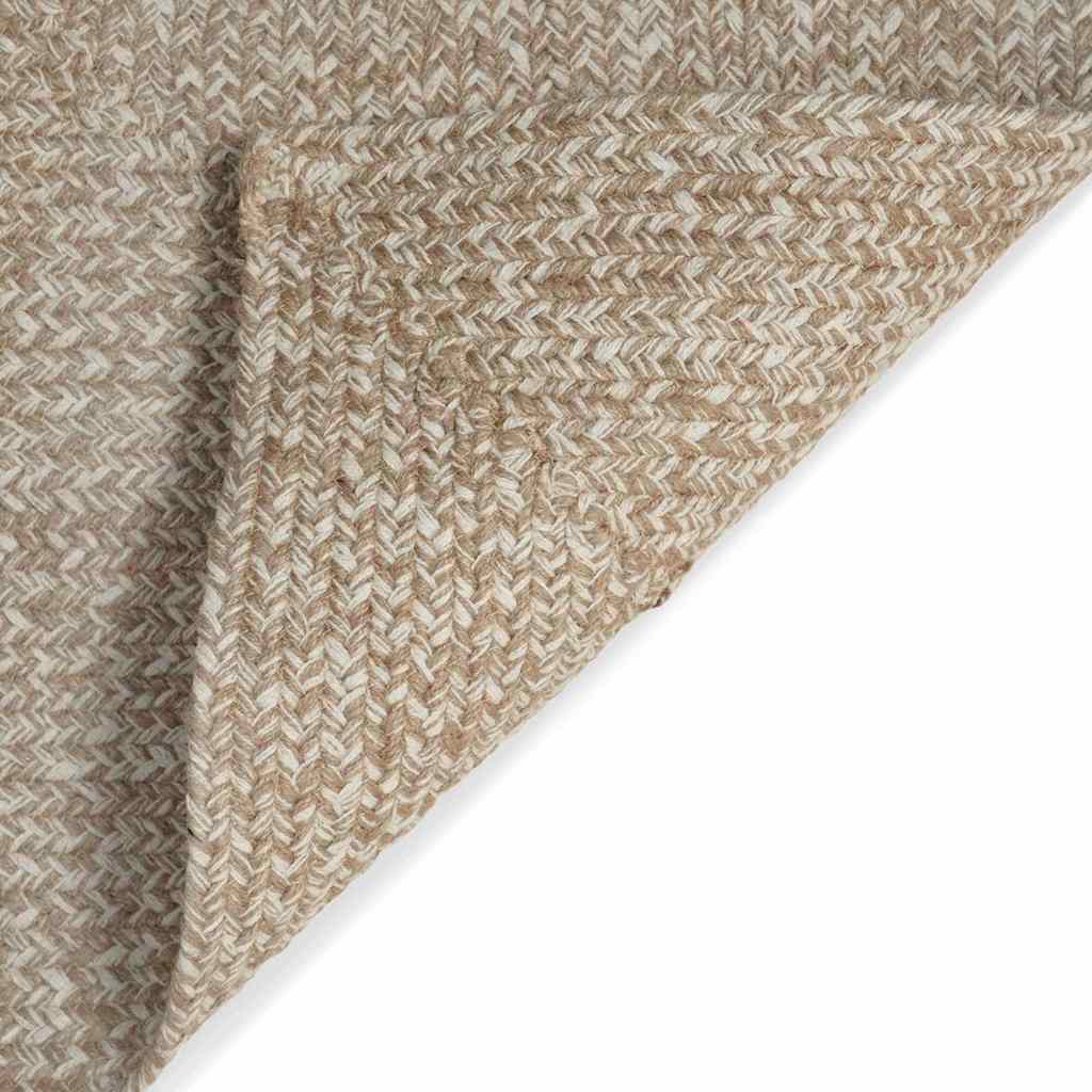 Alfombras de área Natural y Blanco 100 x 200 cm yute