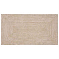 Alfombras de área Natural y Blanco 100 x 200 cm yute