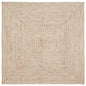 Tapetes de Área Natural e Branco 100 x 200 cm Juta
