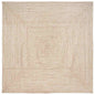 Tapetes de Área Natural e Branco 100 x 200 cm Juta