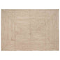 Tapetes de Área Natural e Branco 100 x 200 cm Juta