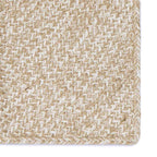 Alfombras de área Natural y Blanco 100 x 200 cm yute