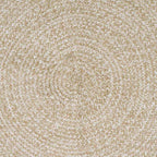 Alfombras de área Natural y Blanco 100 x 200 cm yute