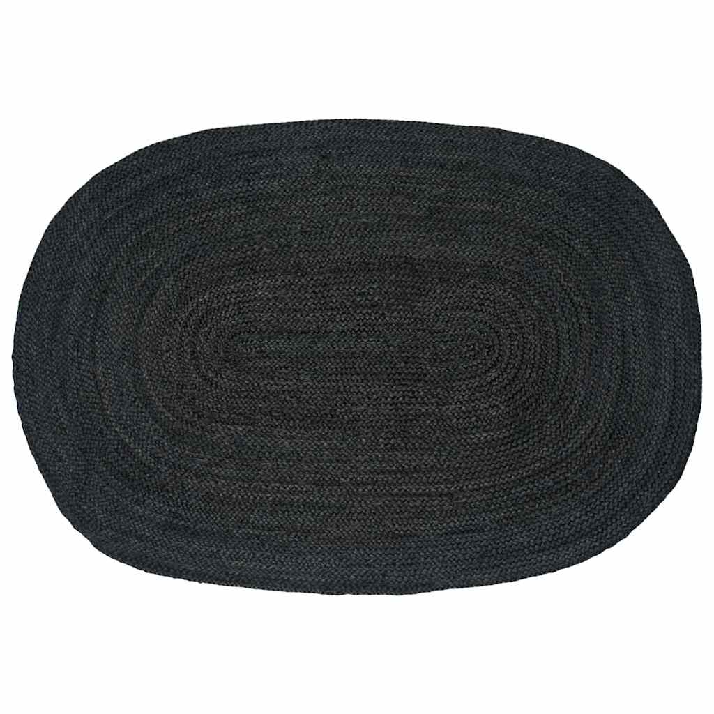 Alfombras de área Gris 100 x 152 cm yute
