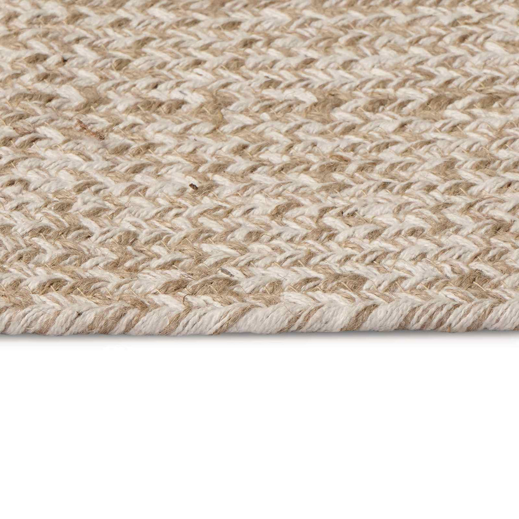 Alfombras de área Blanco 100 x 152 cm yute
