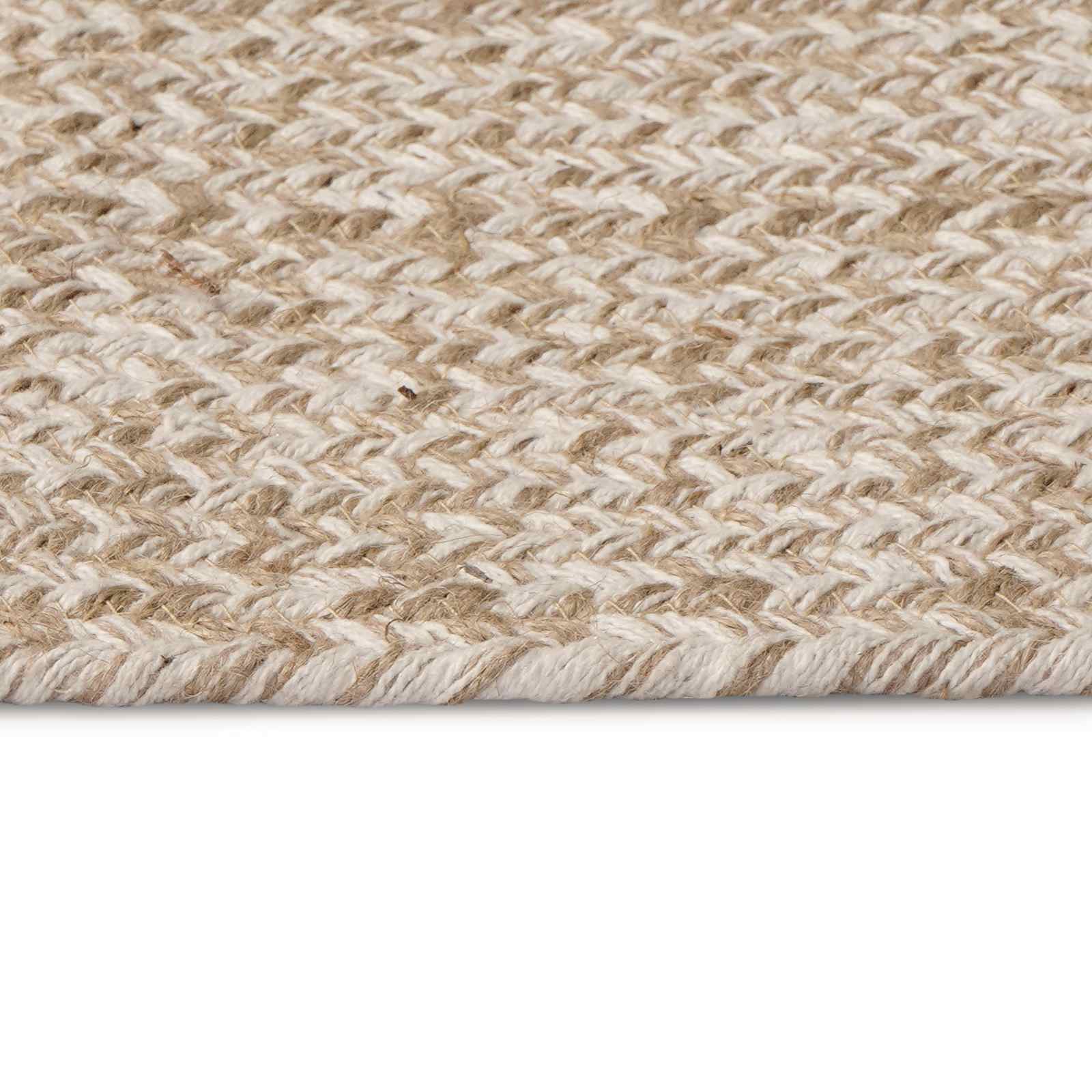 Alfombras de área Blanco 100 x 152 cm yute