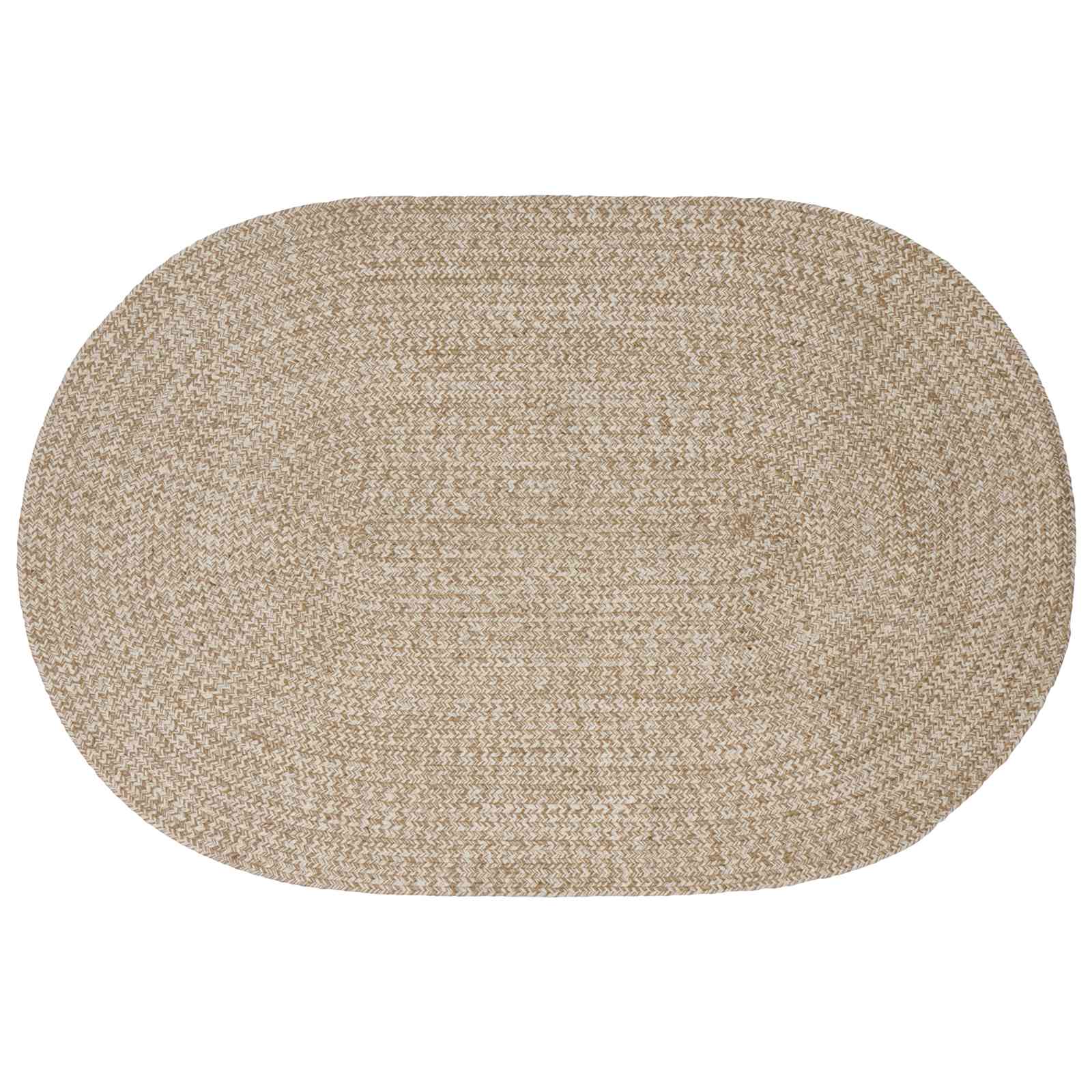 Alfombras de área Blanco 100 x 152 cm yute