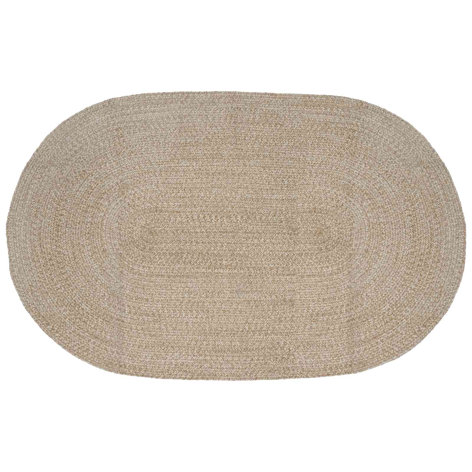 Alfombras de área Blanco 100 x 152 cm yute
