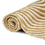Alfombras de área Blanco 100 x 200 cm yute