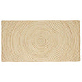 Alfombras de área Blanco 100 x 200 cm yute