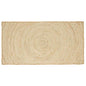 Alfombras de área Blanco 100 x 200 cm yute