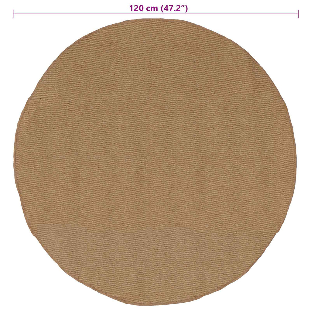 Alfombras de área Natural Ø 120 cm yute