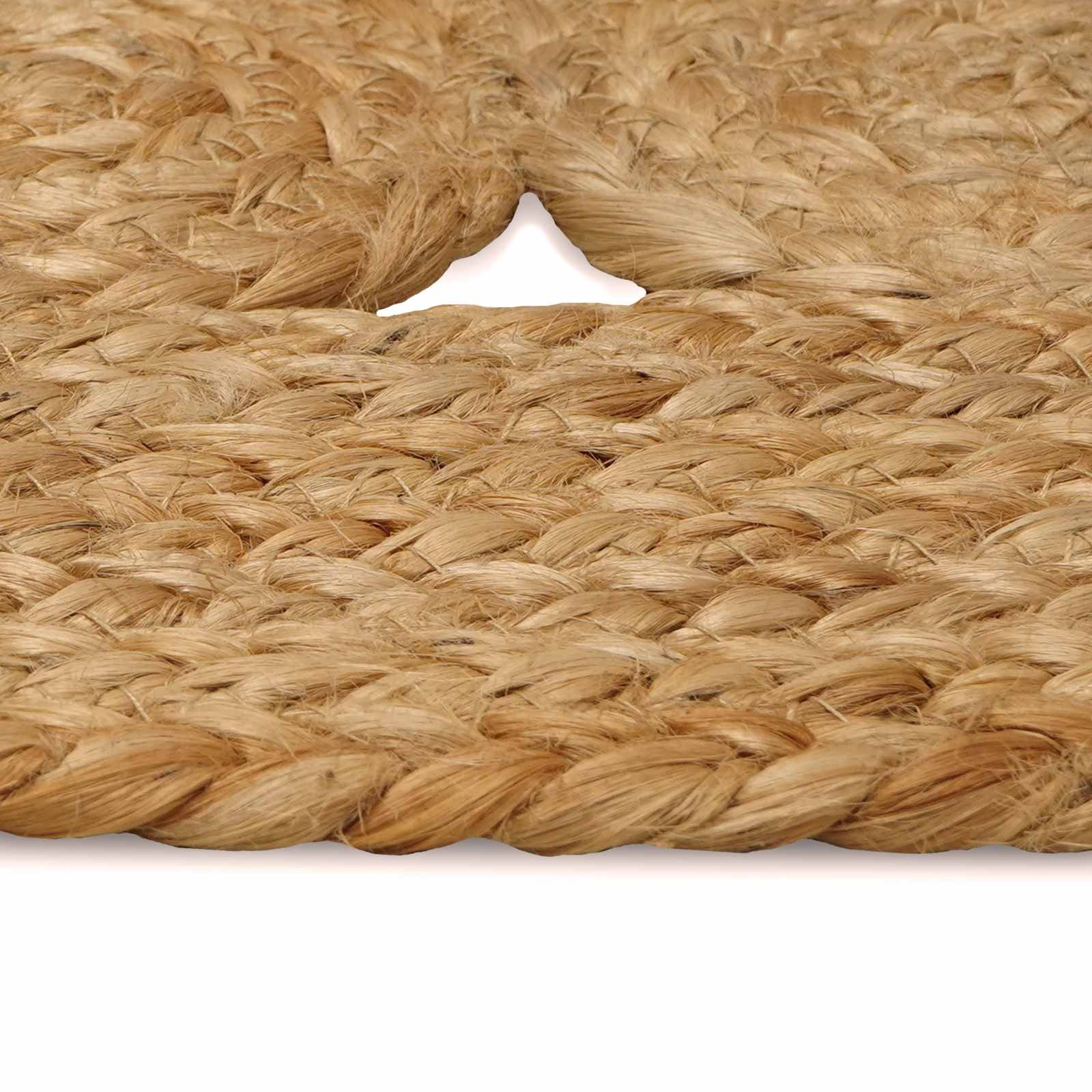 Alfombras de área Natural Ø 120 cm yute