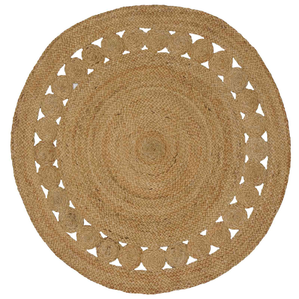 Alfombras de área Natural Ø 120 cm yute