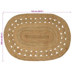 Alfombras de área Natural 100 x 152 cm yute