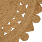 Alfombras de área Natural Ø 180 cm yute