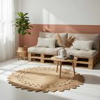 Alfombras de área Natural Ø 180 cm yute