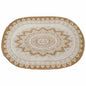 Alfombras de área Natural con estampado blanco 100 x 152 cm