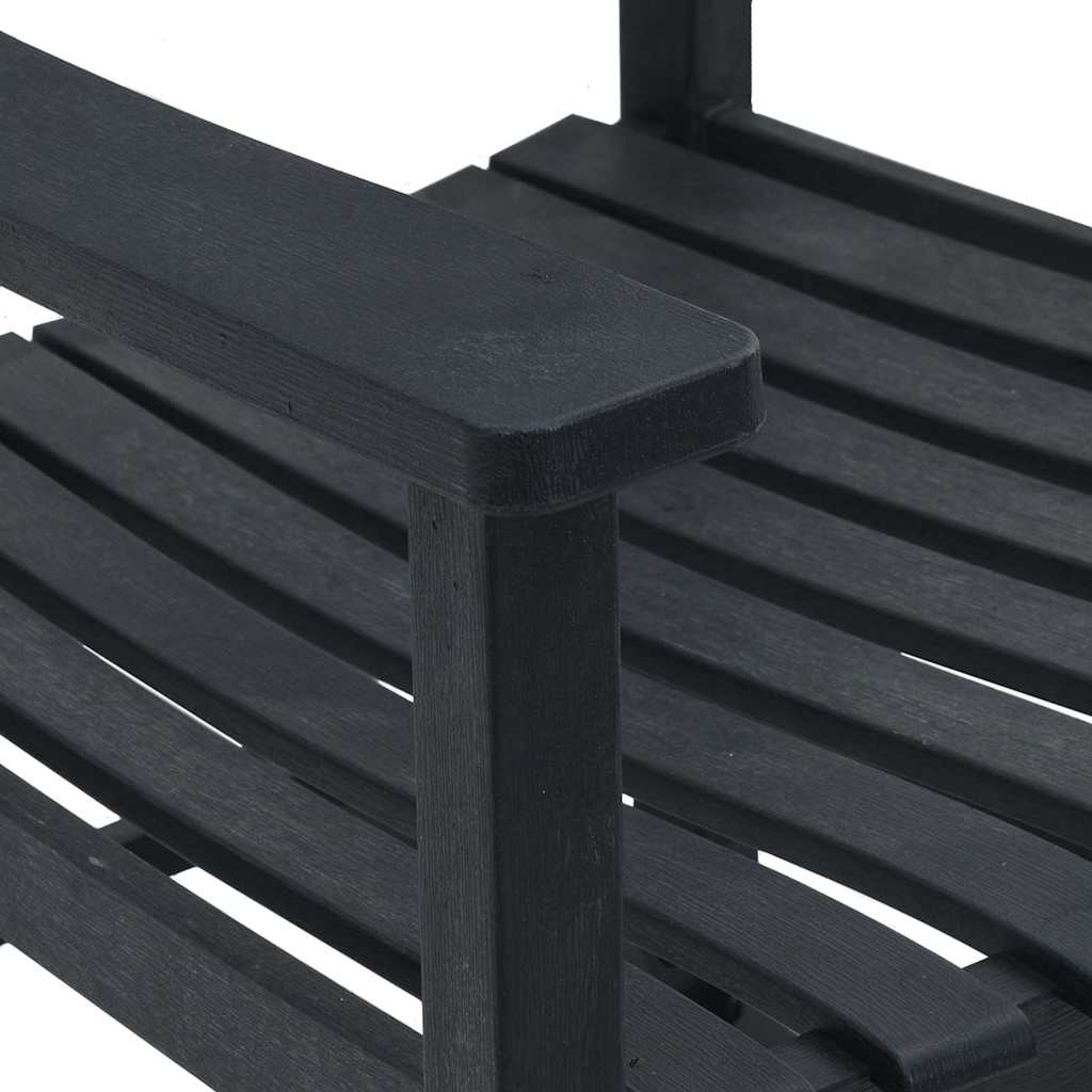 Mecedora Negro 84 x 65 x 114 cm Resina