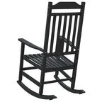 Mecedora Negro 84 x 65 x 114 cm Resina