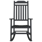 Mecedora Negro 84 x 65 x 114 cm Resina