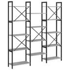 Estante de libros Gris sonoma 156 x 25 x 167 cm