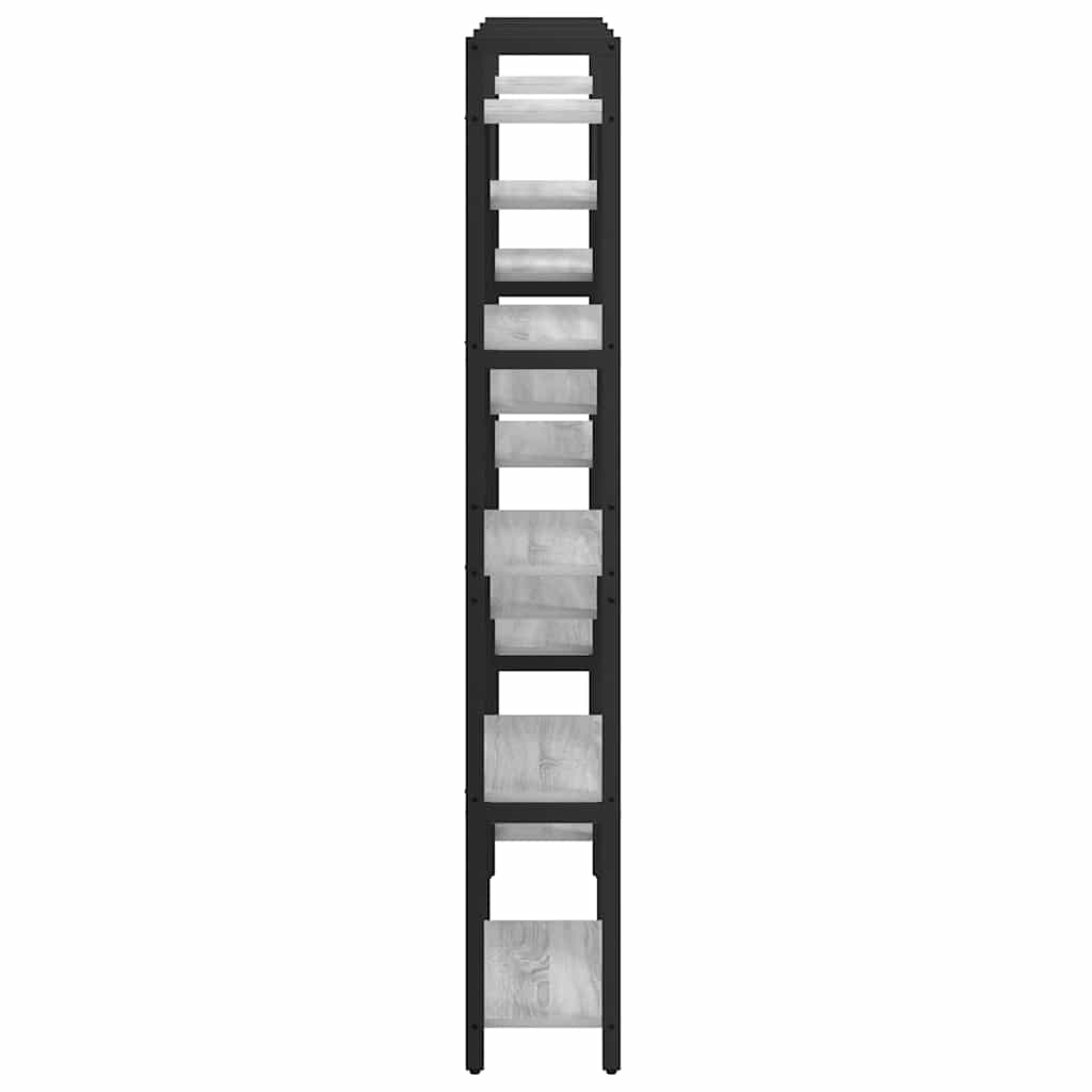 Estante de libros Gris sonoma 156 x 25 x 167 cm
