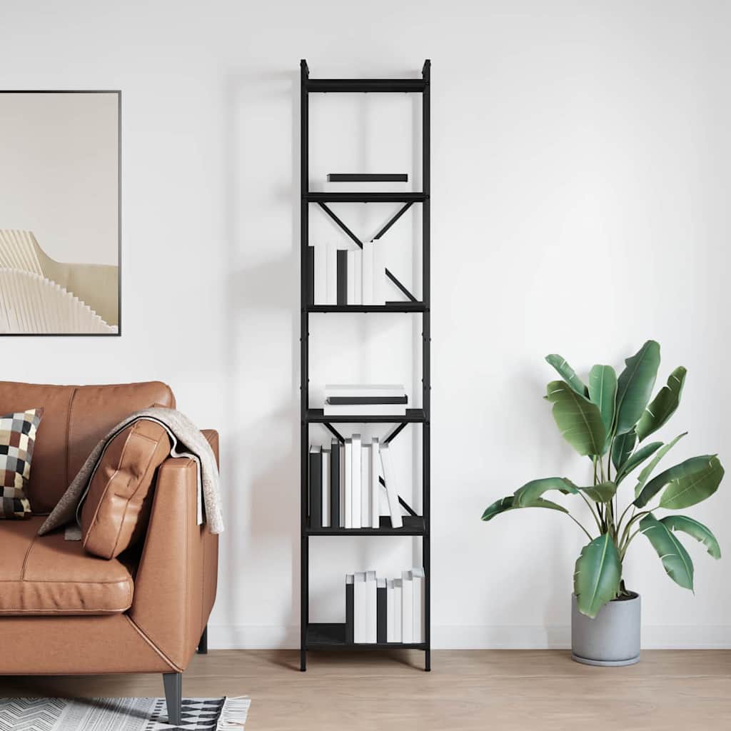 Sonoma Grey Bookcase 40 x 30 x 119 cm