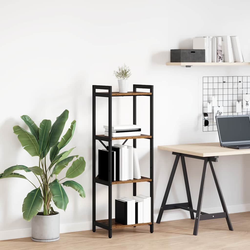 Sonoma Grey Bookcase 40 x 30 x 119 cm