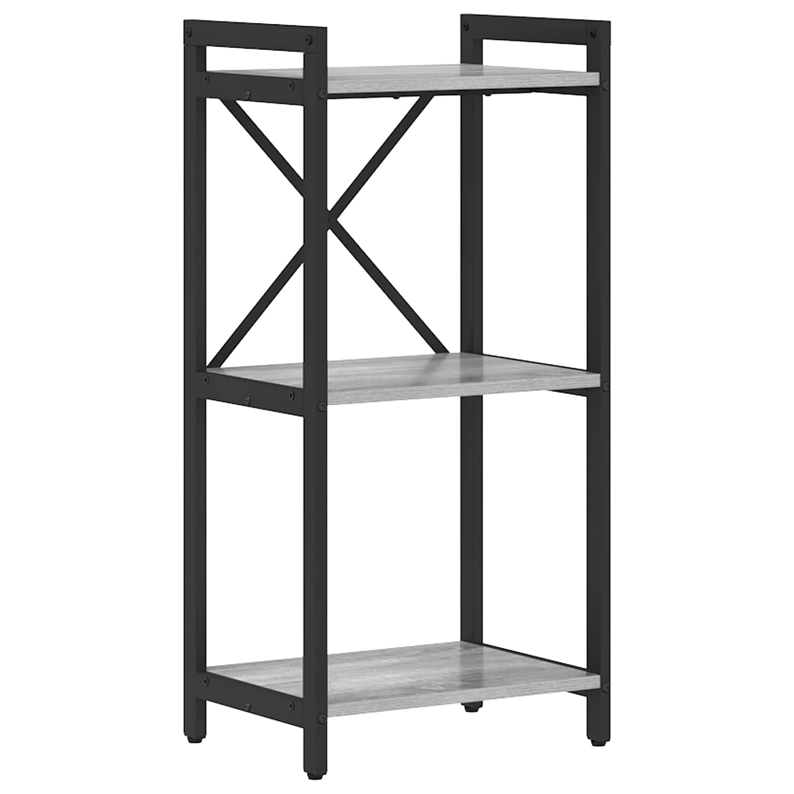 Sonoma Grey Bookcase 40 x 30 x 119 cm