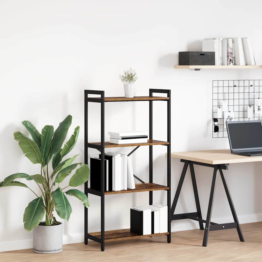 Sonoma Grey Bookcase 40 x 30 x 119 cm