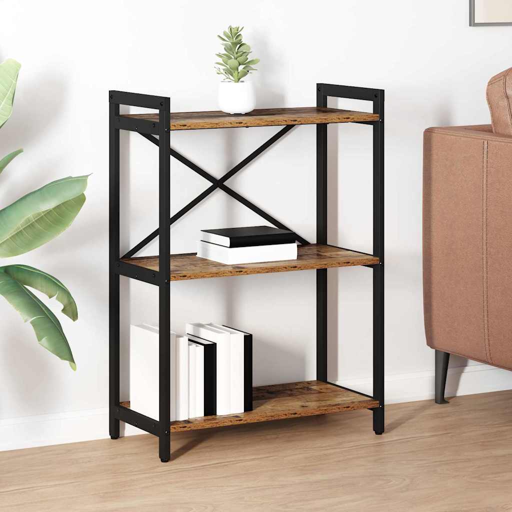 Sonoma Grey Bookcase 40 x 30 x 119 cm