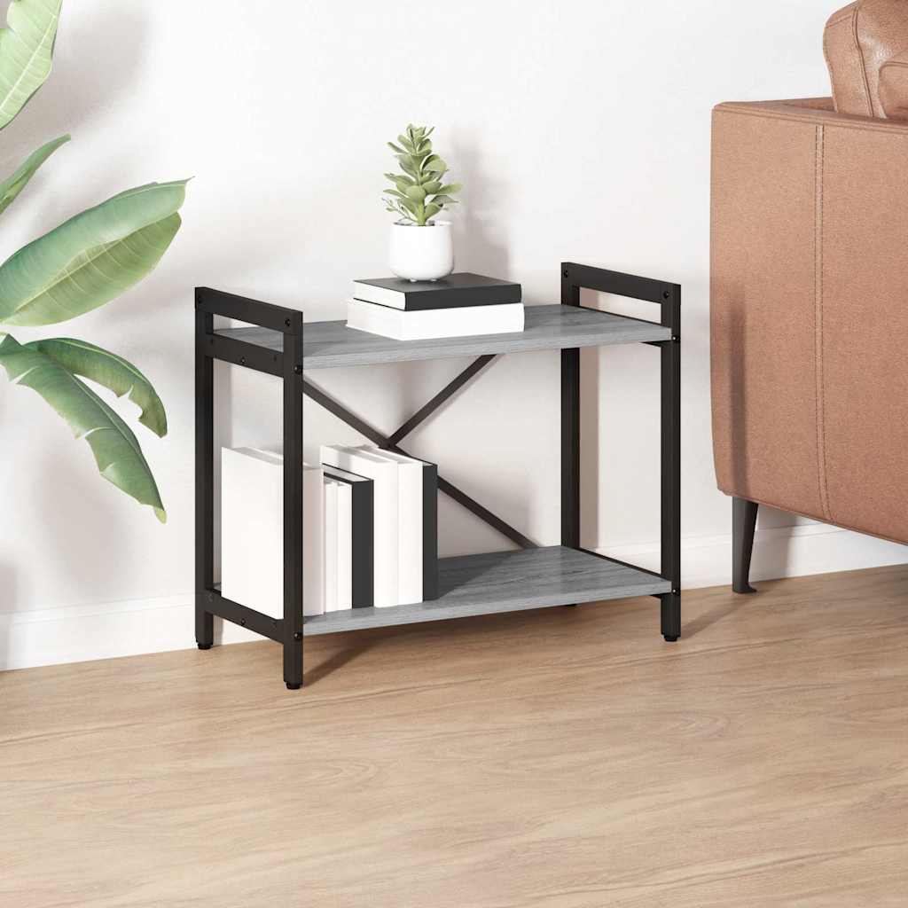 Sonoma Grey Bookcase 40 x 30 x 119 cm