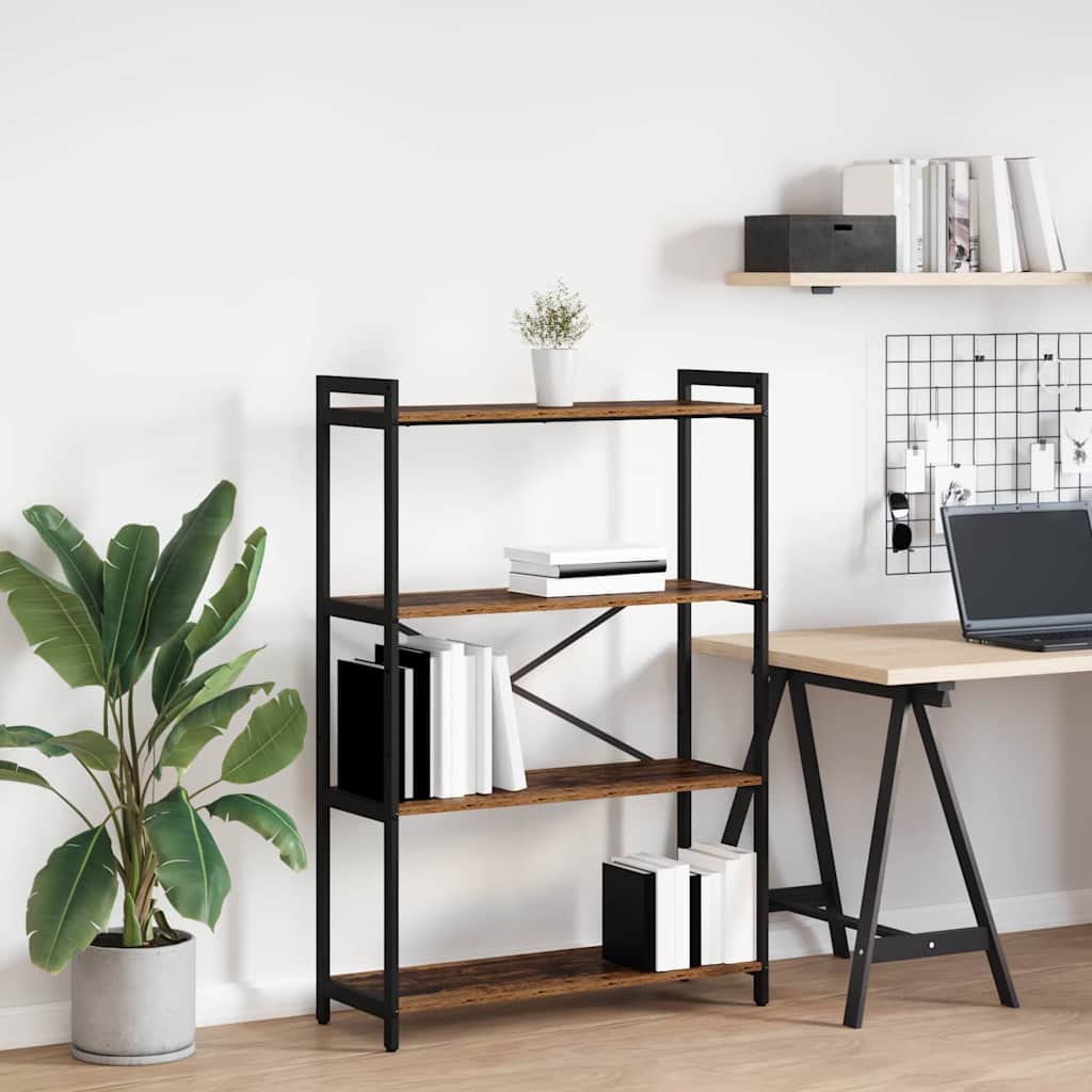 Sonoma Grey Bookcase 40 x 30 x 119 cm