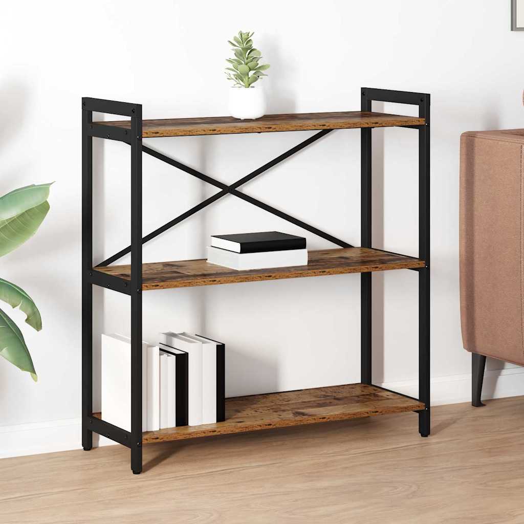 Sonoma Grey Bookcase 40 x 30 x 119 cm
