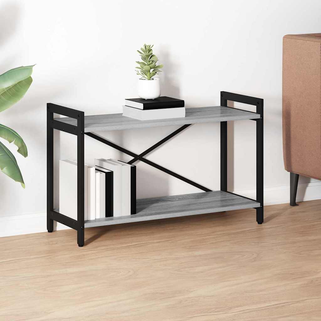 Sonoma Grey Bookcase 40 x 30 x 119 cm