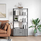 Estante de libros Gris sonoma 80 x 30 x 155,5 cm