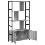 Estante de libros Gris sonoma 80 x 30 x 155,5 cm
