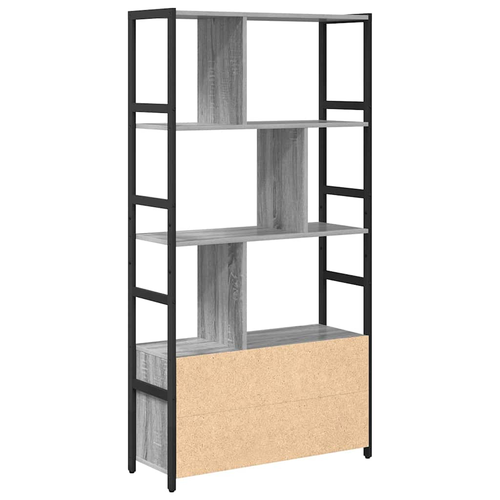 Estante de libros Gris sonoma 80 x 30 x 155,5 cm