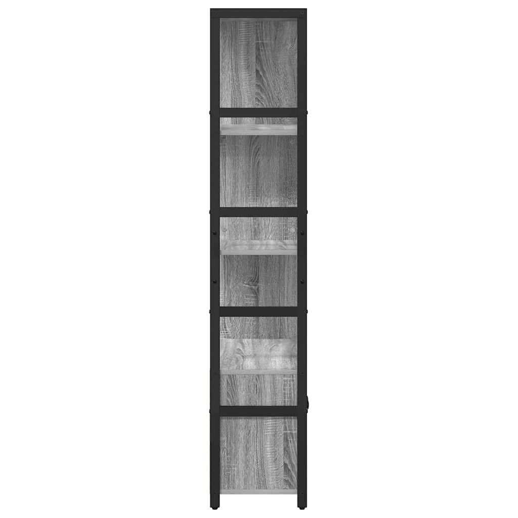 Estante de libros Gris sonoma 80 x 30 x 155,5 cm