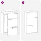 Caja de entrega de paquetes Antracita 44 x 22 x 82 cm Acero
