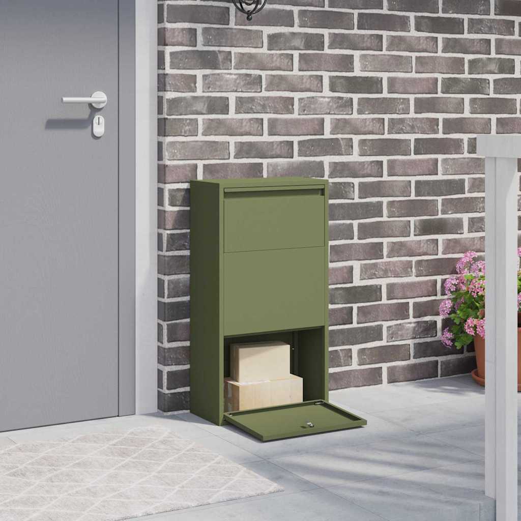 Caja de entrega de paquetes Antracita 44 x 22 x 82 cm Acero