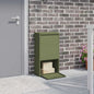 Caja de entrega de paquetes Antracita 44 x 22 x 82 cm Acero
