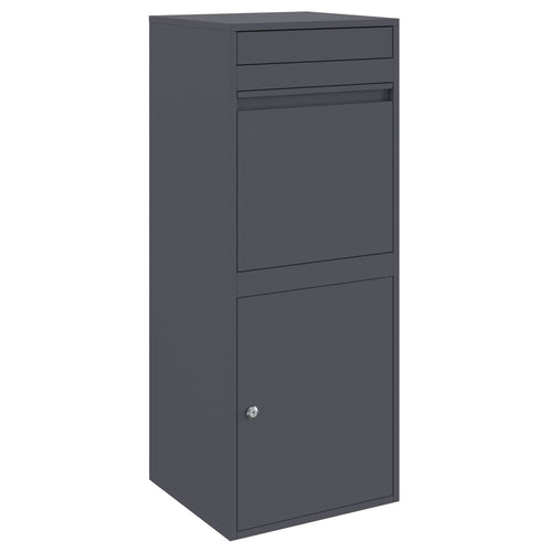 Parcel Delivery Box Anthracite 41 x 38 x 103 cm Steel
