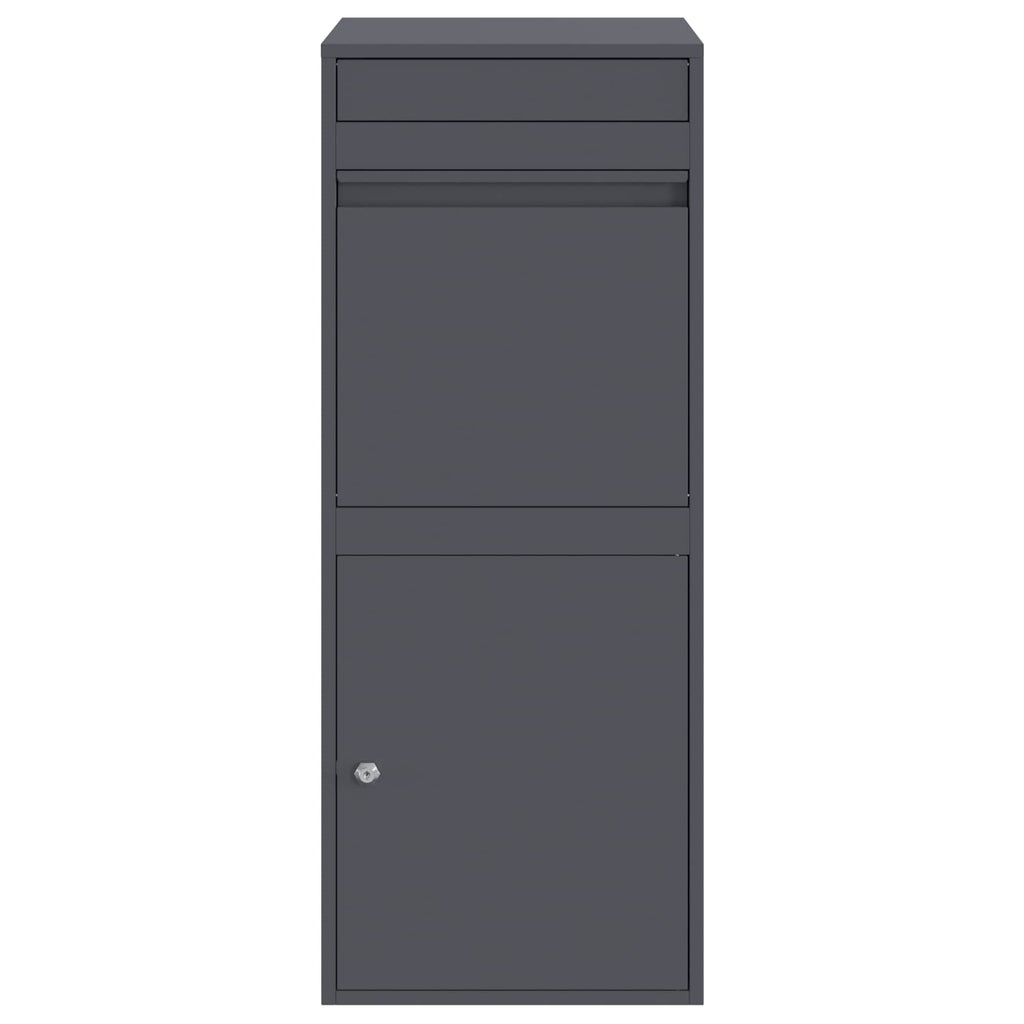 Caixa de entrega de encomendas Antracite 41 x 38 x 103 cm Aço