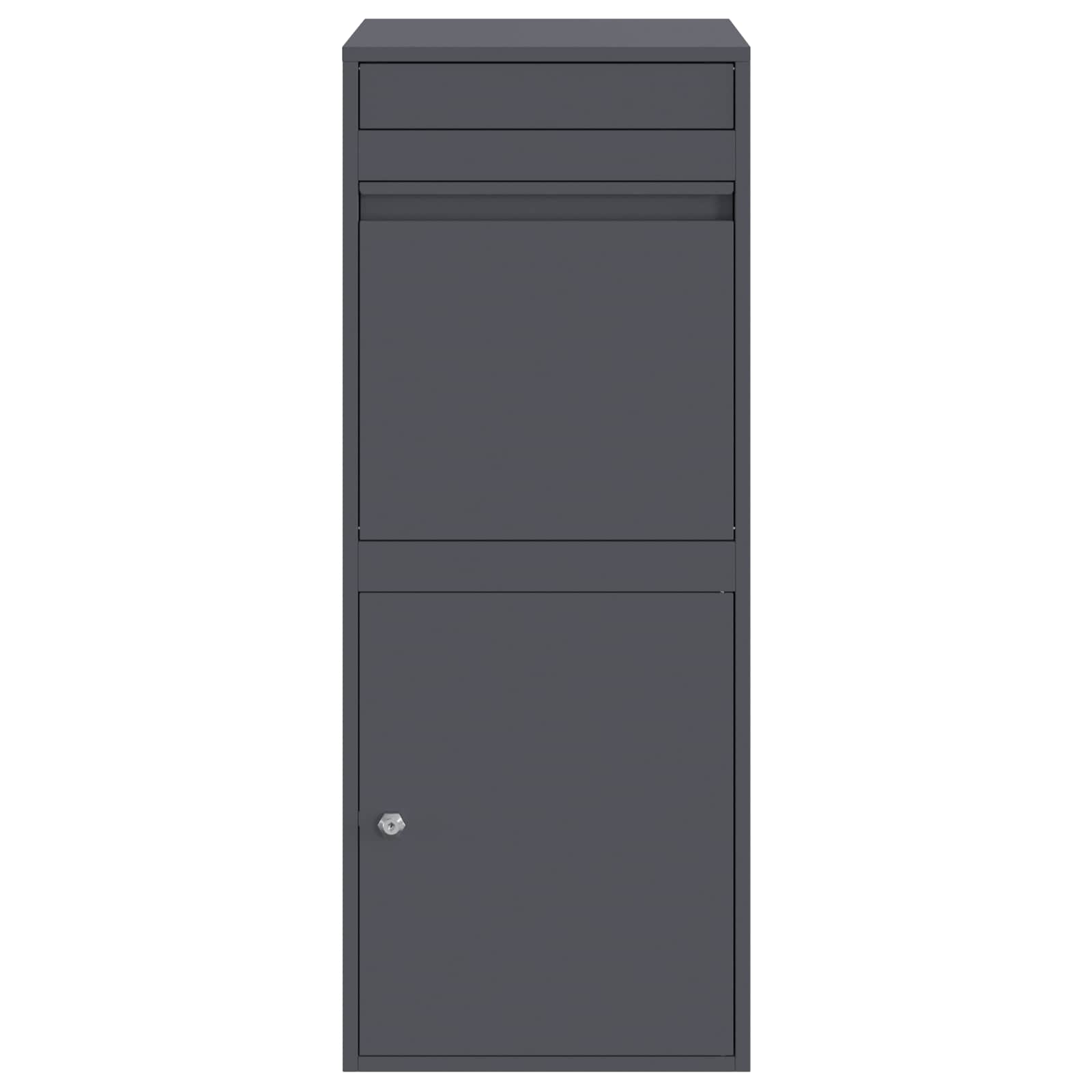 Caixa de entrega de encomendas Antracite 41 x 38 x 103 cm Aço