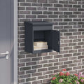 Parcel Delivery Box Anthracite 47.5 x 38 x 59 cm Steel