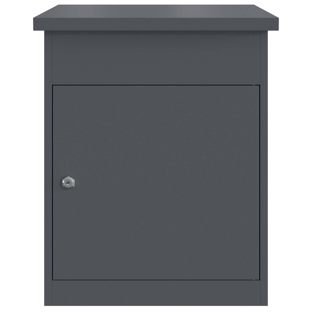 Parcel Delivery Box Anthracite 47.5 x 38 x 59 cm Steel