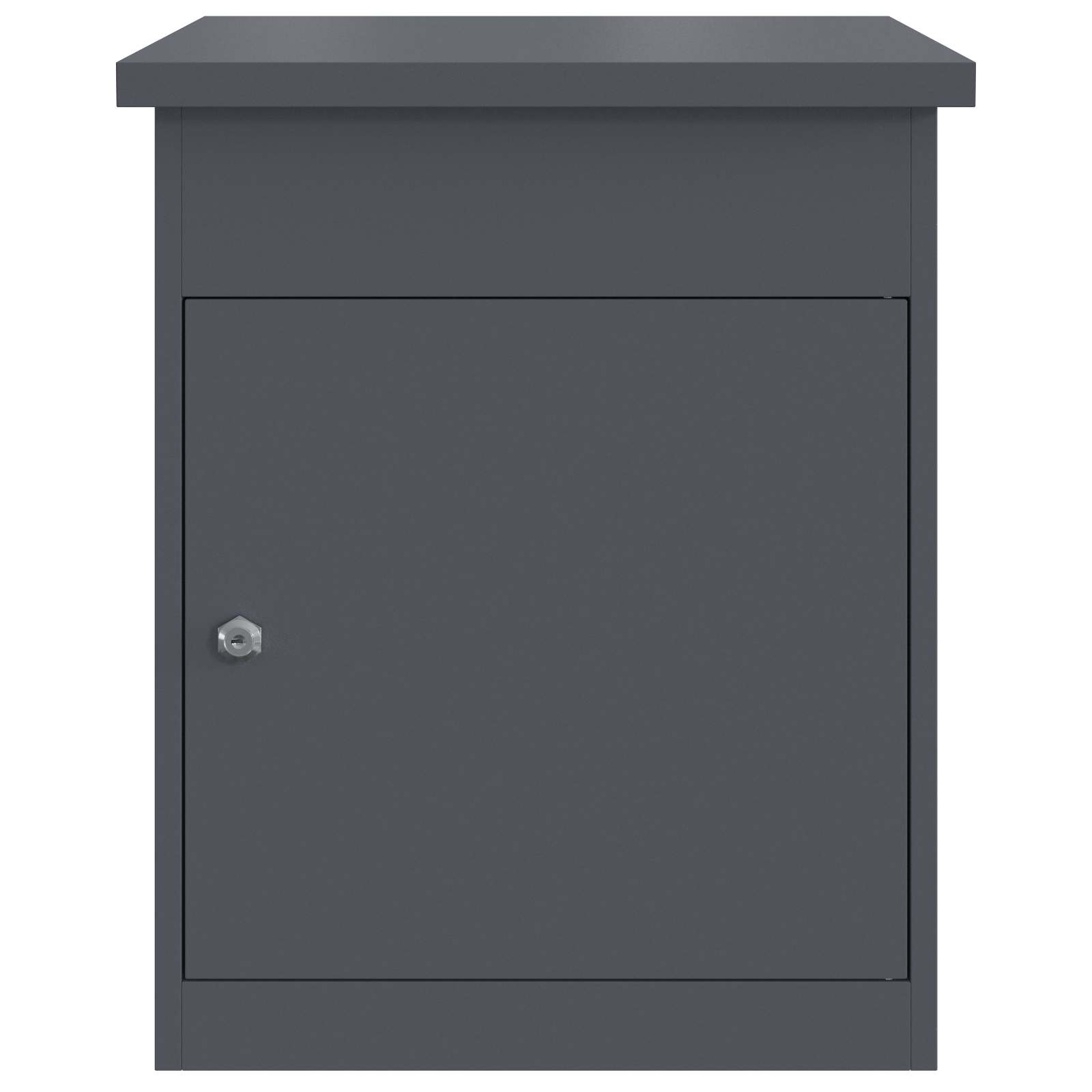 Parcel Delivery Box Anthracite 47.5 x 38 x 59 cm Steel